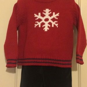 Girls 4T Gumballs Snowflake Sweater